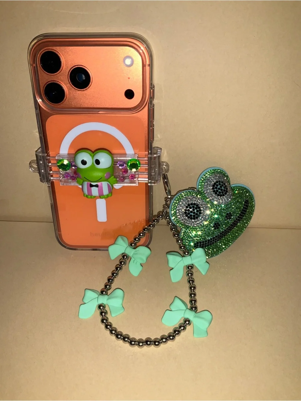 🐸Kerrope sparkling inspired custom cellphone holder